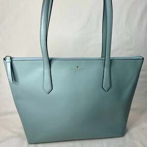 Kate Spade New York Cassy Large Tote Light Blue Leather